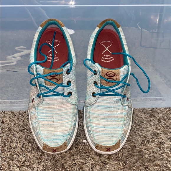 twisted x women's blue hooey lopers